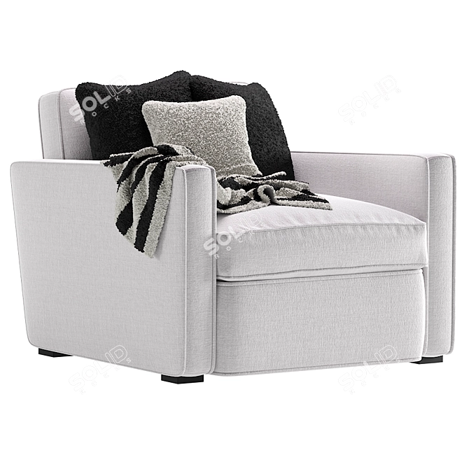 EDMOND Chair: Stylish and Modern 3D model image 1