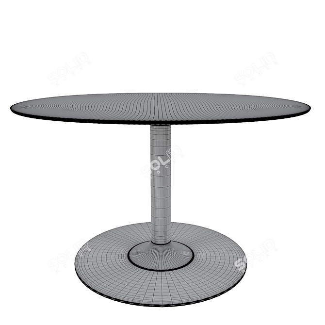 Sleek Modern Minotti Oliver Dining 3D model image 3