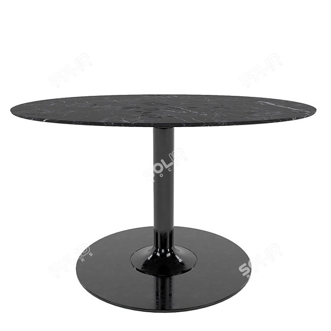 Sleek Modern Minotti Oliver Dining 3D model image 4