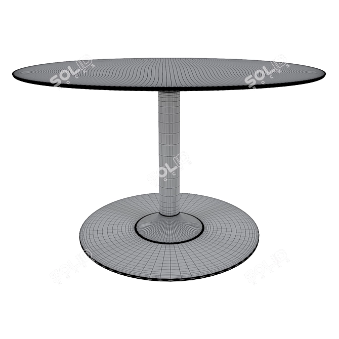 Sleek Modern Minotti Oliver Dining 3D model image 5