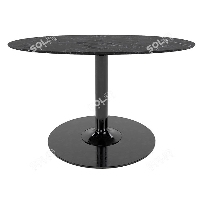 Sleek Modern Minotti Oliver Dining 3D model image 6