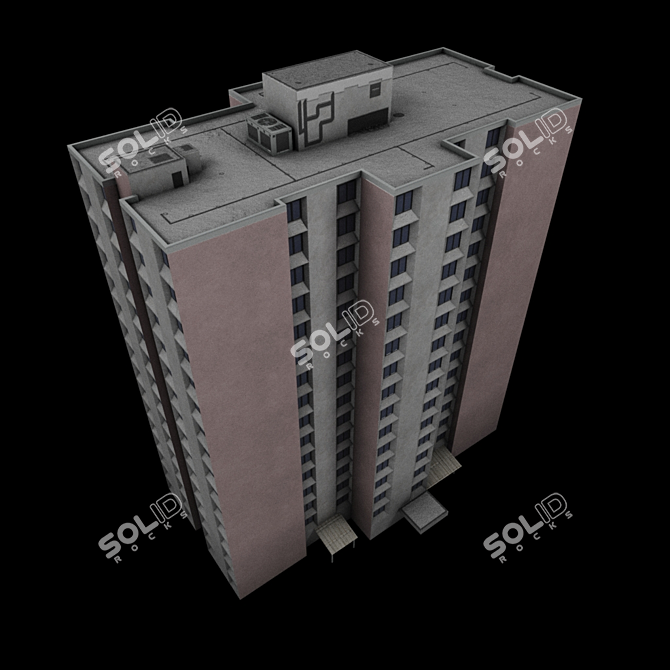 Title: Peterborough Night Apartments 3D model image 4