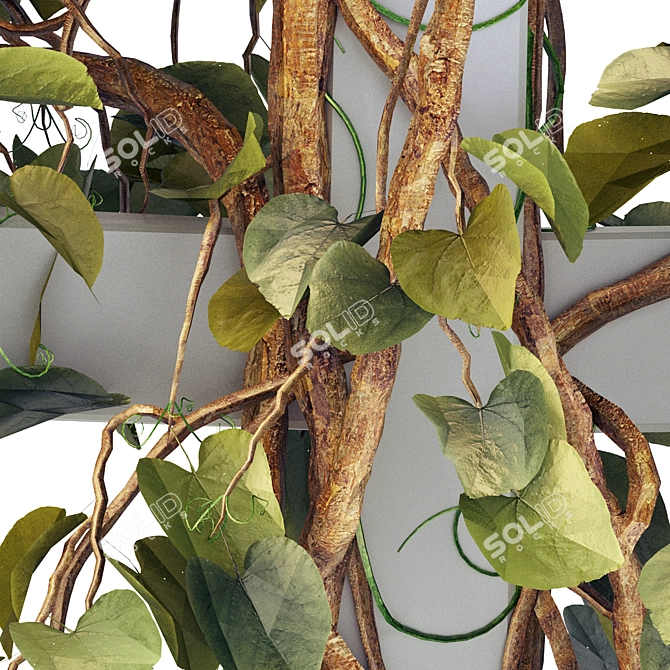 Versatile Trellis for Indoor & Outdoor Plants 3D model image 4
