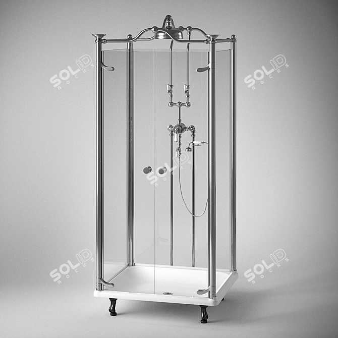 Luxury Sentinal Glass Shower by C&R 3D model image 3