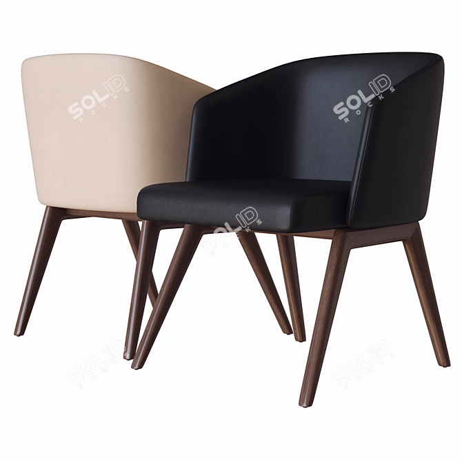 Luxury Minotti Creed Lounge Chair 3D model image 1