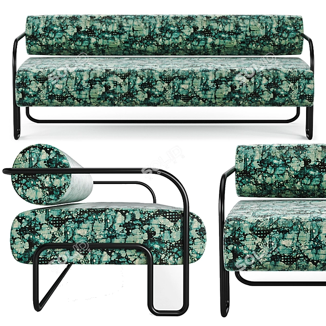 Elegant Ardent Sofa: Modern Style and Superior Comfort 3D model image 1