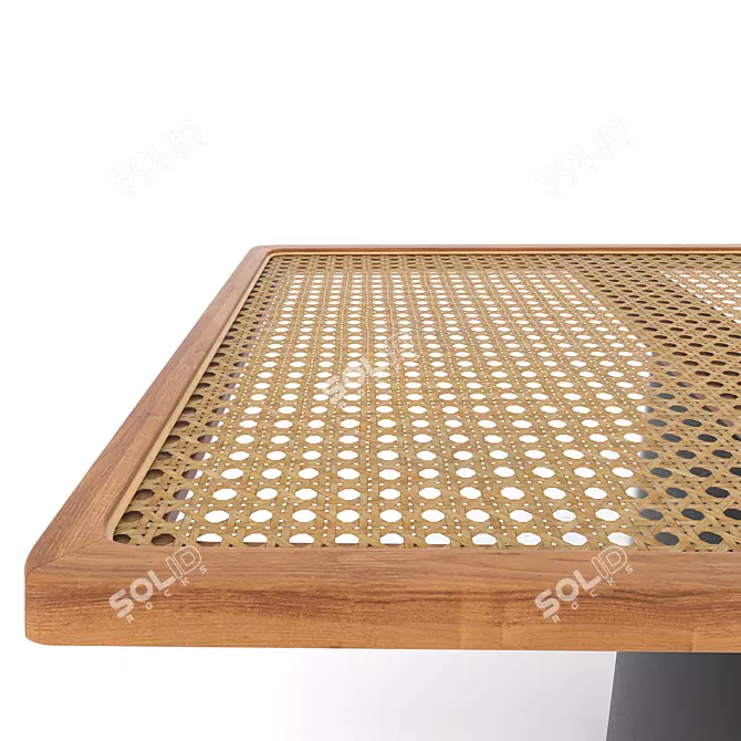Modern Table and Chair Set 3D model image 4
