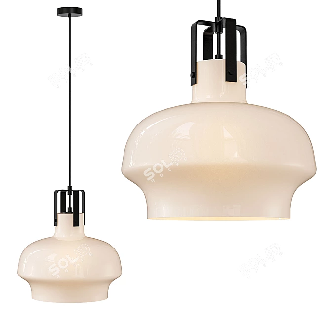 Scandinavian Elegance: Copenhagen Pendant 3D model image 1