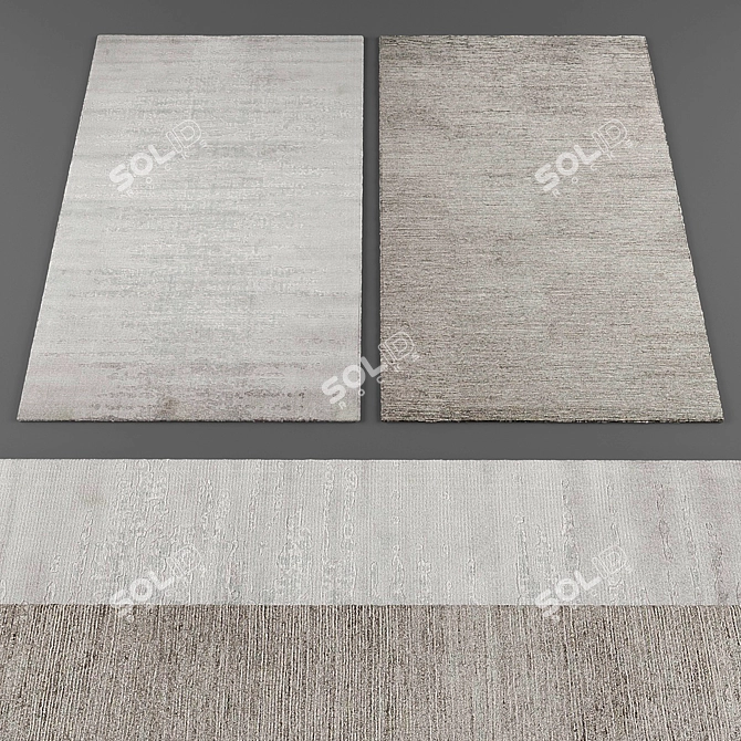 Luxury Nourison Rugs Collection 3D model image 1