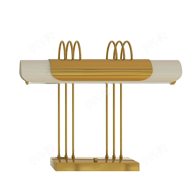 Elegant Nancy Table Lamp 3D model image 2