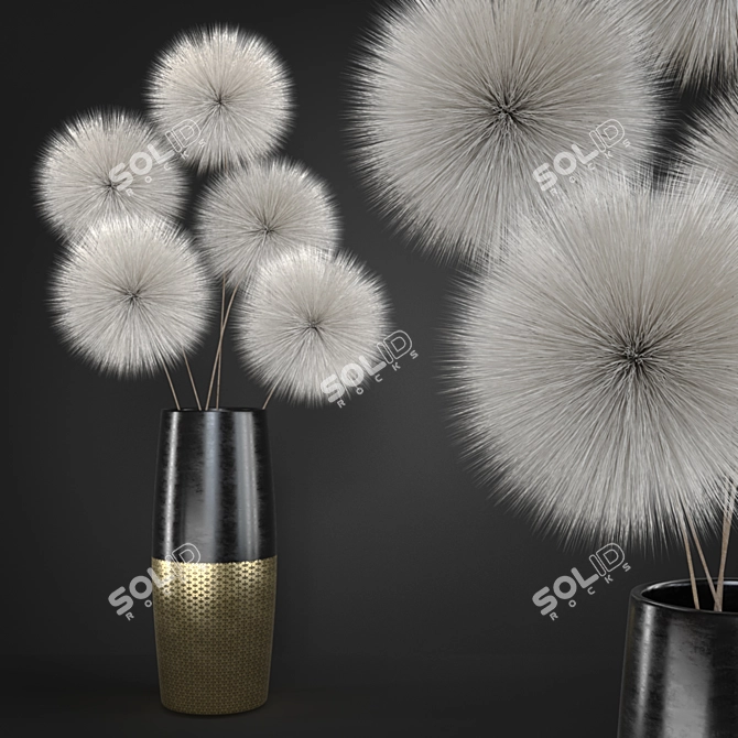 Dandelion Dreams Vase 3D model image 1