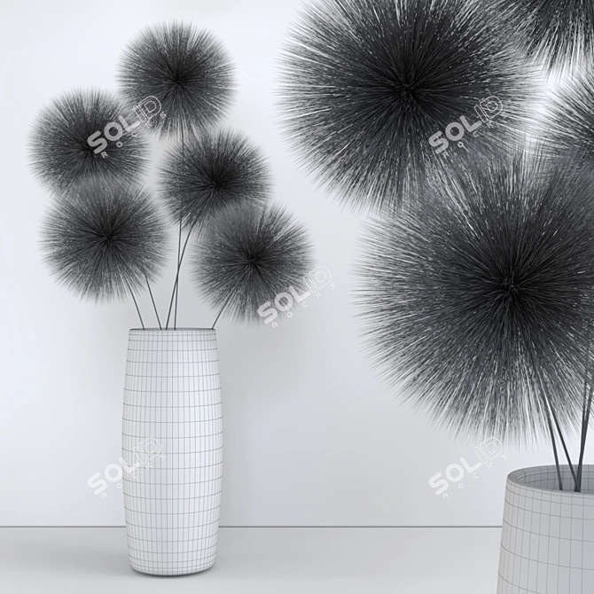 Dandelion Dreams Vase 3D model image 2