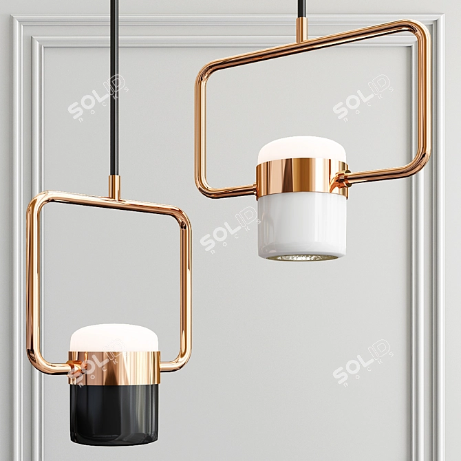 Elegant Pendant Light Collection 3D model image 5