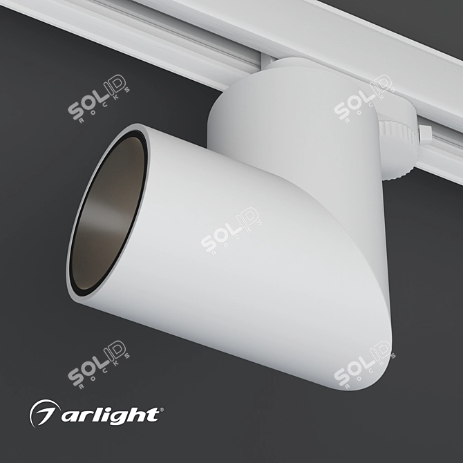 Versatile Track Spotlight: LGD-TWIST-TRACK-4TR-R70 3D model image 4