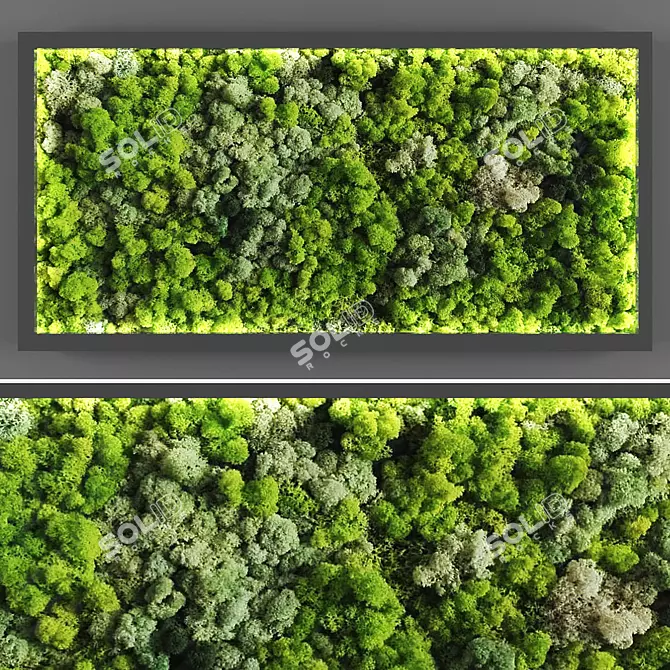 Green Oasis Vertical Garden 3D model image 1
