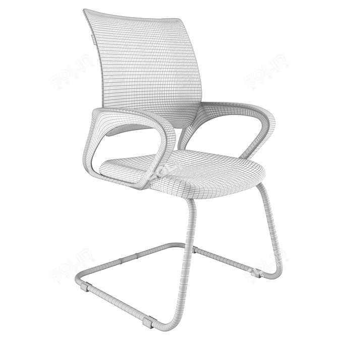 ErgoPro Executive Office Chair 3D model image 5