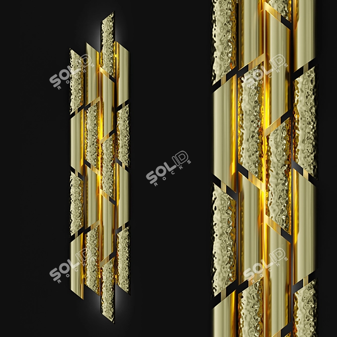 Elegant Triumph Wall Lamp 3D model image 3