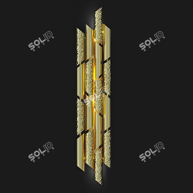 Elegant Triumph Wall Lamp 3D model image 4