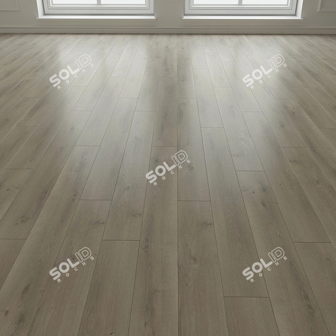 Natural Wood Parquet Laminate 3D model image 1