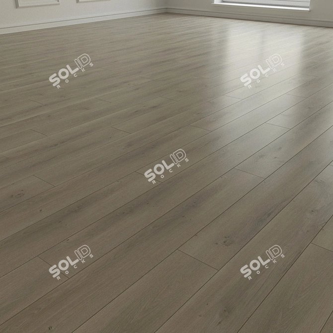 Natural Wood Parquet Laminate 3D model image 2