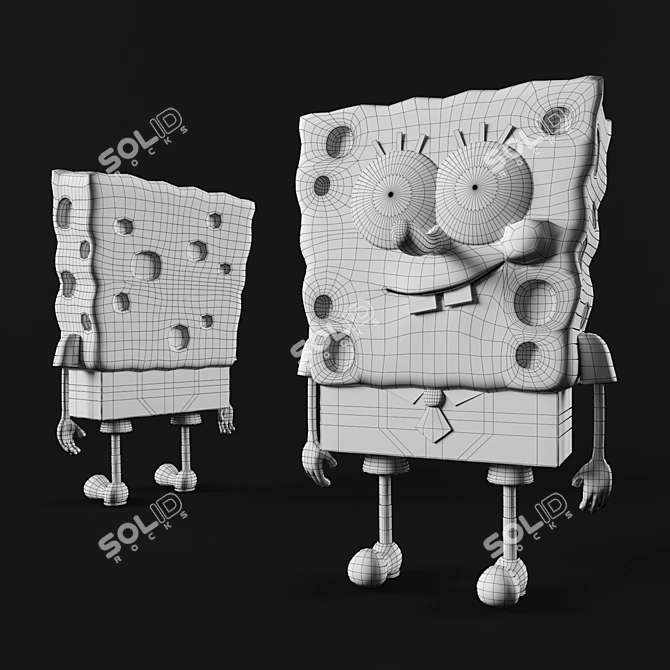 SpongeBob Square Pants: Beloved Cartoon Character 3D model image 2