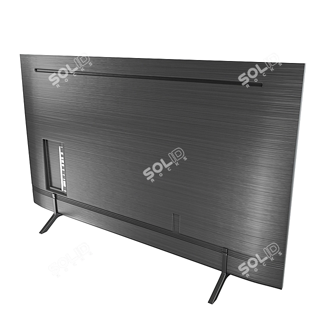 Sleek Samsung NU7100 TV 3D model image 4