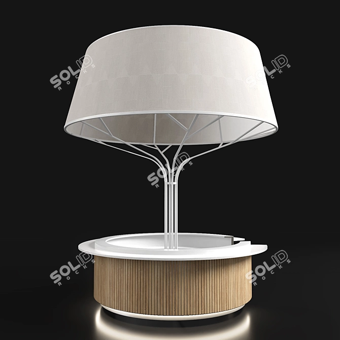 Sophisticated Bar Elements for Exquisite Venues 3D model image 2