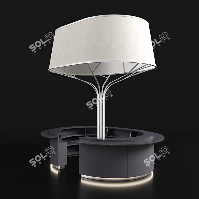 Sophisticated Bar Elements for Exquisite Venues 3D model image 3