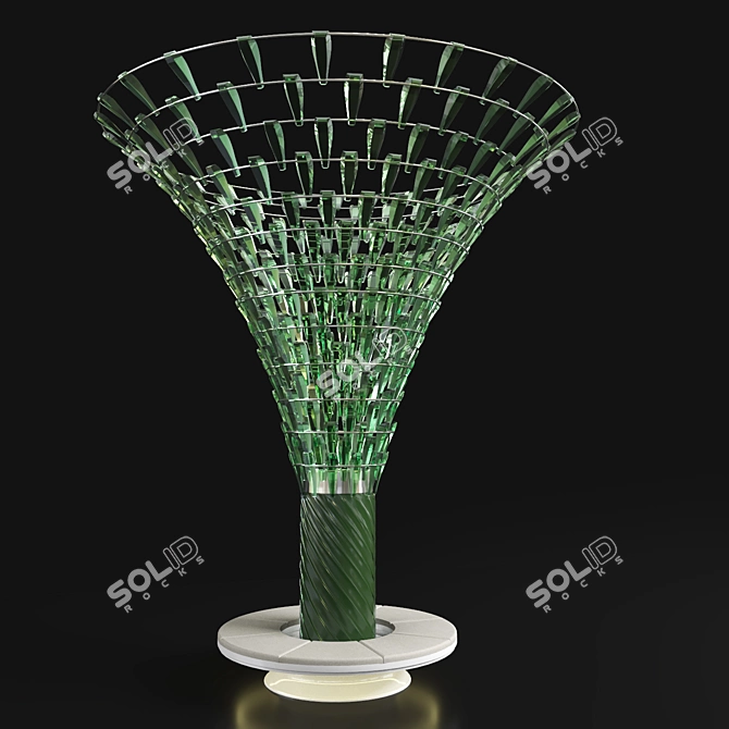 Sophisticated Bar Elements for Exquisite Venues 3D model image 4