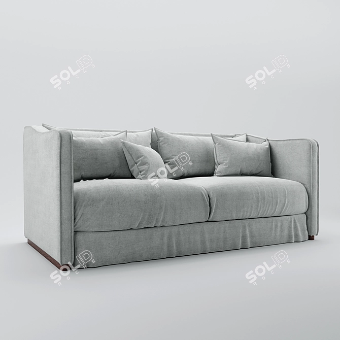 Luxury Belgian Sofa: Elegant & Timeless 3D model image 3