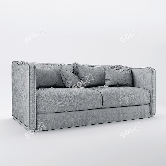 Luxury Belgian Sofa: Elegant & Timeless 3D model image 4