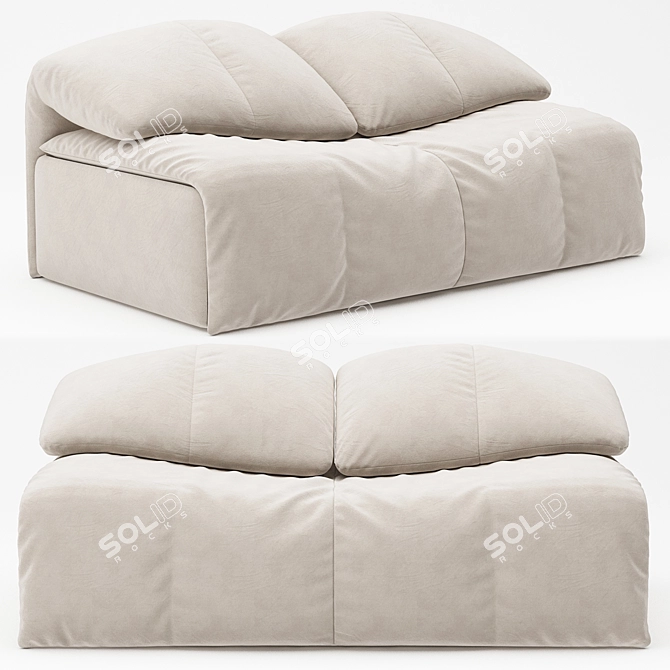 Modern Elegance Sofa Set 3D model image 3