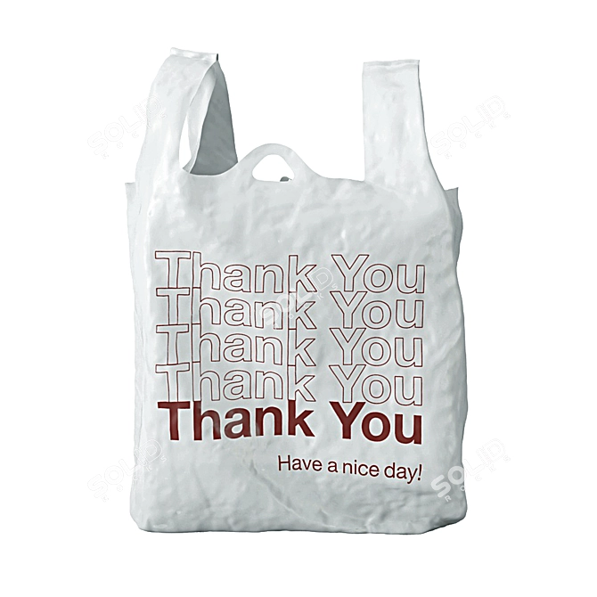  Versatile Mesh-enabled Plastic Bag 3D model image 2