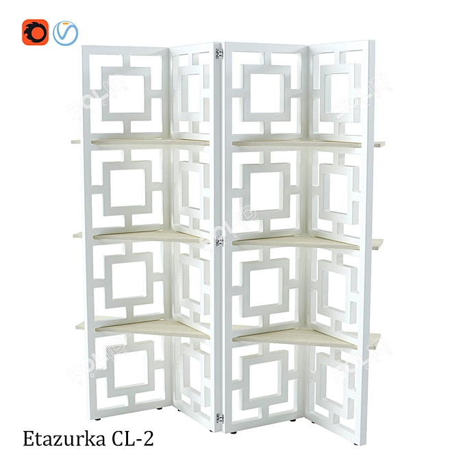 Title: Etazurka CL-2: Stylish Polish Furniture 3D model image 1