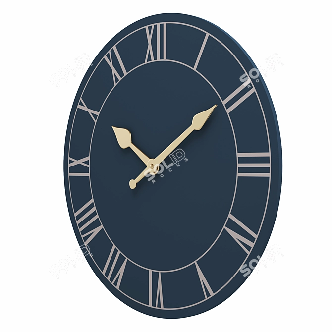 Modern Wall Clock Collection - Set of 4 3D model image 4