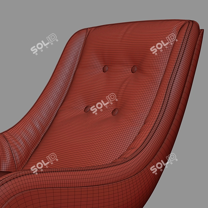 Cozy Comfort Lovebird Sofa 3D model image 4