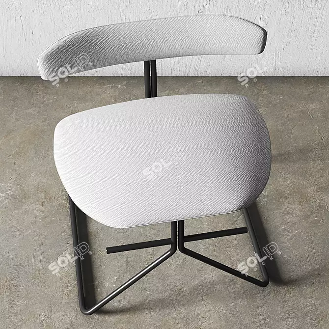 Title: Elegant Rider Chair: Stylish and Comfortable 3D model image 2