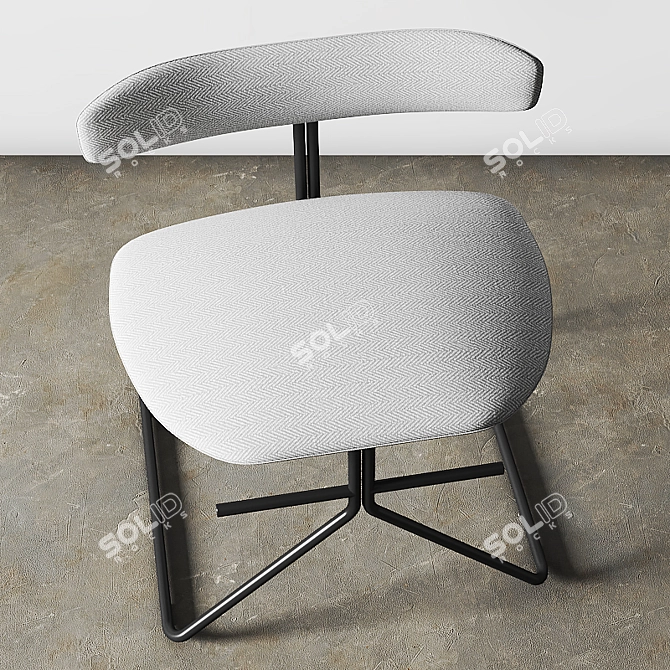 Title: Elegant Rider Chair: Stylish and Comfortable 3D model image 4