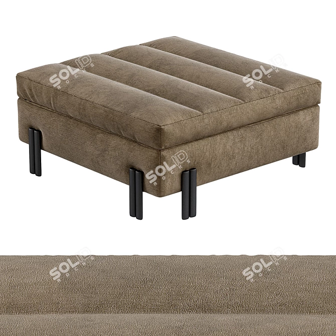 Sleek Mayfair Puff 2013 3D model image 1