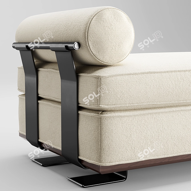Sophisticated Crillon Daybed: Mattaliano's Stylish Addition 3D model image 2