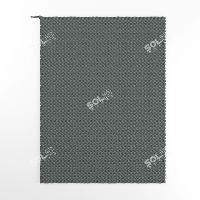 Kvadrat East 3D Rug: Versatile Design 3D model image 2