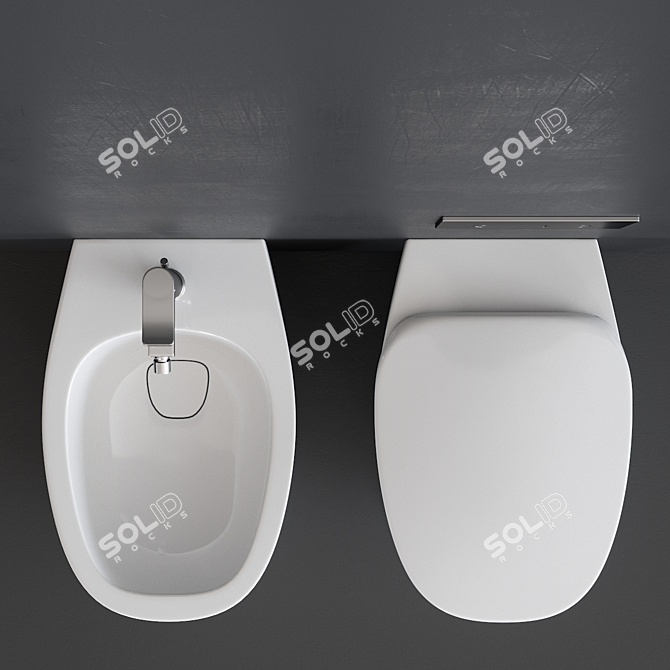 Ideal Standard Dea Collection WC & Bidet 3D model image 4