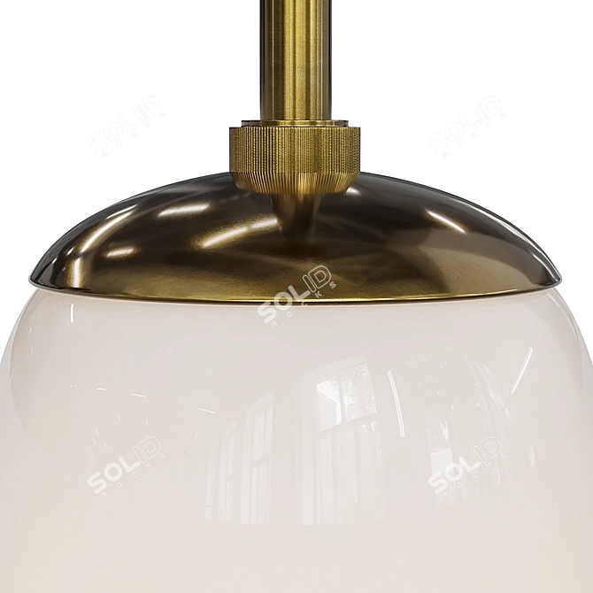 Elegant Ramirez Pendant Chandelier 3D model image 4