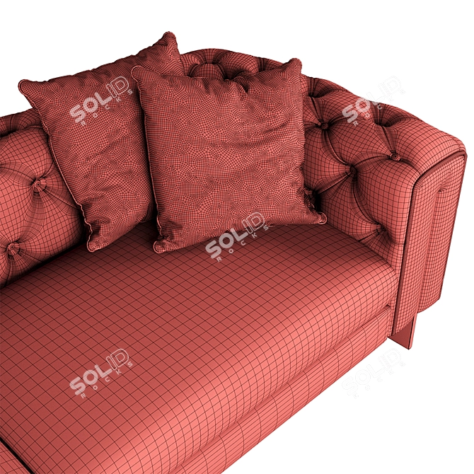 Vincent Modern Italian Sofa 3D model image 5