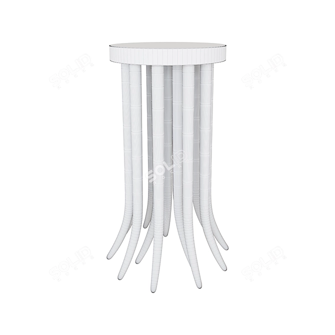 Luxury Kellywearstler Drexel Side Table 3D model image 3