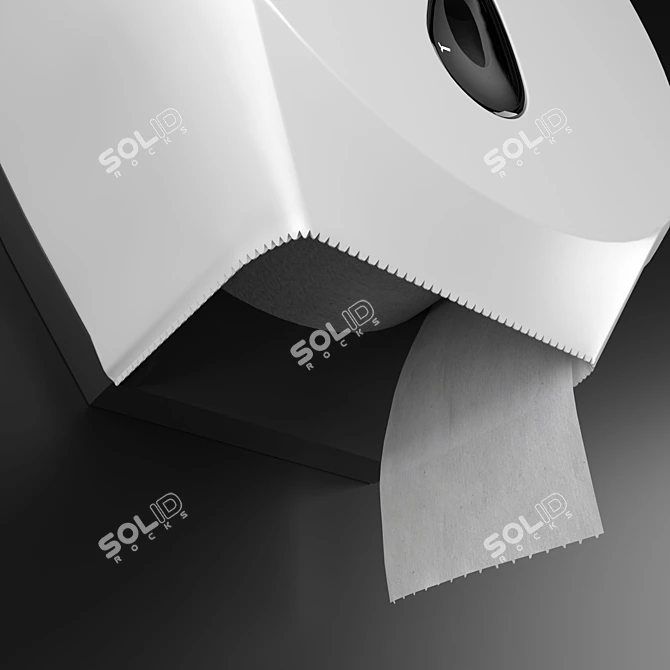 BXG-PD-8002 Restroom Paper Dispenser 3D model image 2