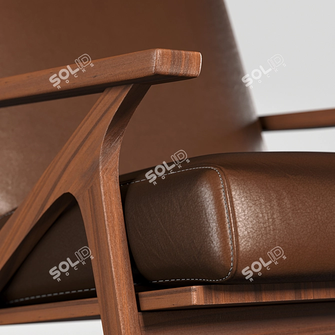 Elevate Your Comfort: OTIO Lounge Chair 3D model image 3