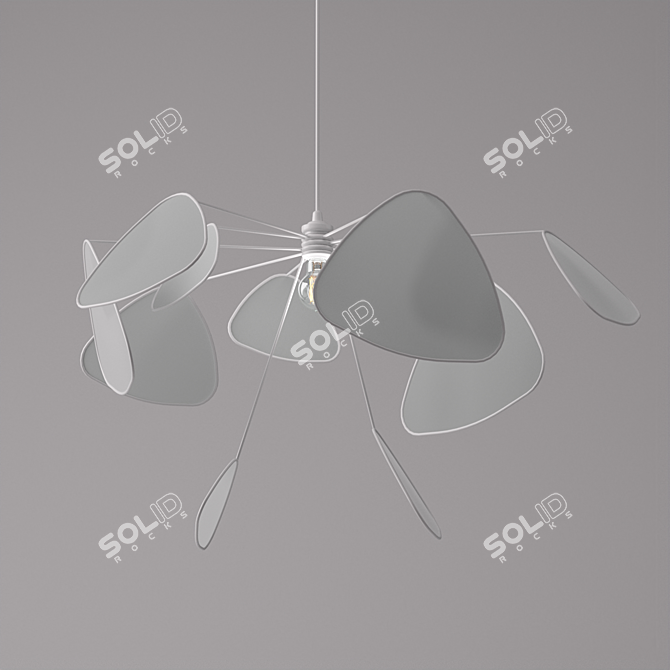 Floating Elegance - Murano Screen 3D model image 1