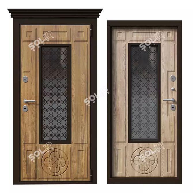 Om Termowood: Stylish and Secure European Doors 3D model image 1