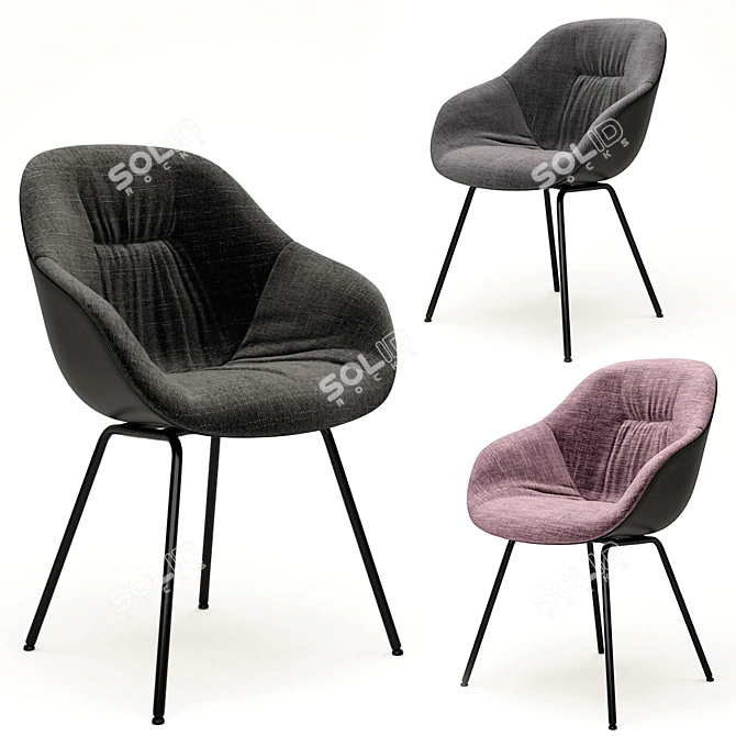 Soft-Duo Chair: Polys: 95 466, V-Ray Render, 3Ds Max 2015 & FBX Formats 3D model image 6